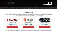 Desktop Screenshot of betonlinepoker.org